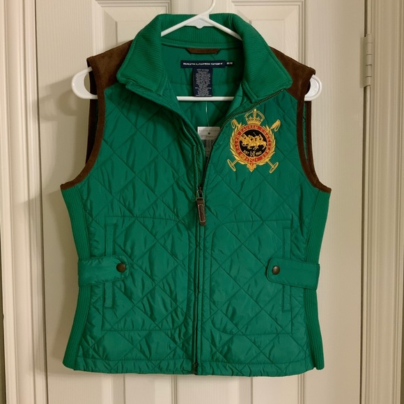 Polo Ralph Lauren Jackets & Blazers - NWT Ralph Lauren Green Quilted Vest